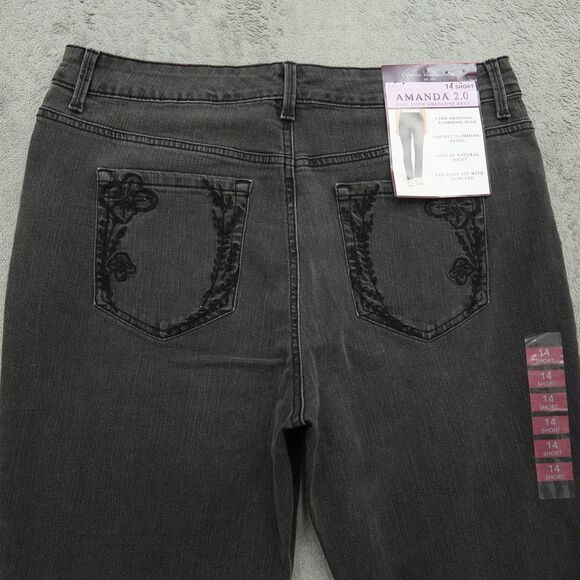Gloria Vanderbilt Jeans Women's 14S High-Rise Amanda 2.0 Slim Leg 30" Inseam NWT - Picture 15 of 16